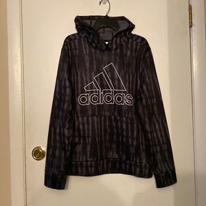 Adidas Boy’s Black & Gray Hoodie